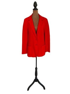 1970s Red tailored blazer by Jack Winter — Size 16
